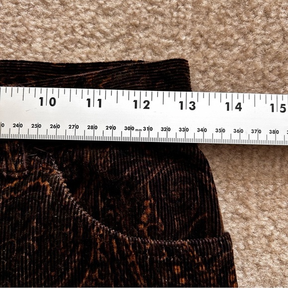 Lauren Ralph Lauren Corduroy Paisley Vintage Pants - Picture 5 of 11